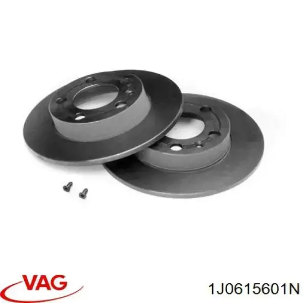1J0615601N VAG Tarcza hamulcowa tylna