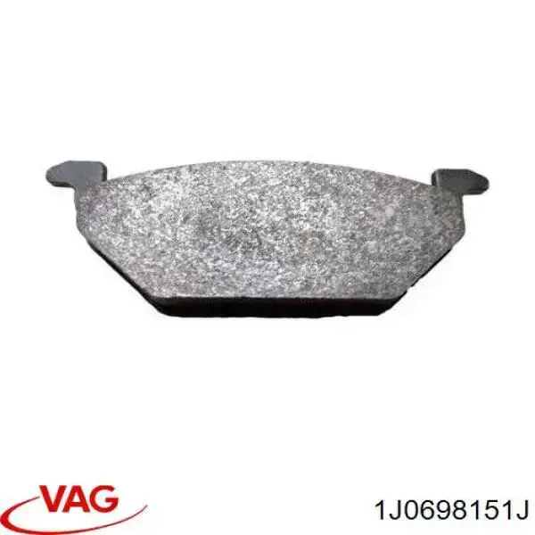 1J0698151J VAG Klocki hamulcowe przednie tarczowe