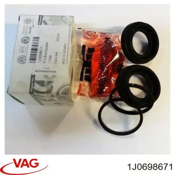 Do koszyka 1J0698671 VAG Zestaw naprawczy zacisku hamulcowego tylnego