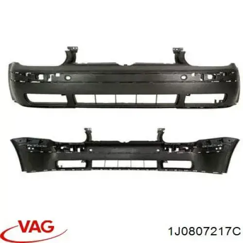 1J0807217C VAG Zderzak przedni