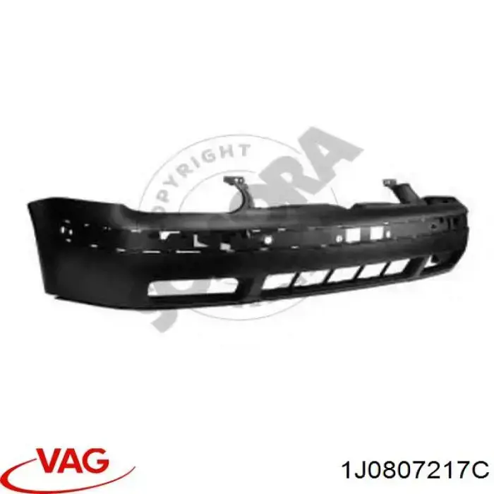 Zderzak przedni VAG 1J0807217C cena, od 105,68 USD