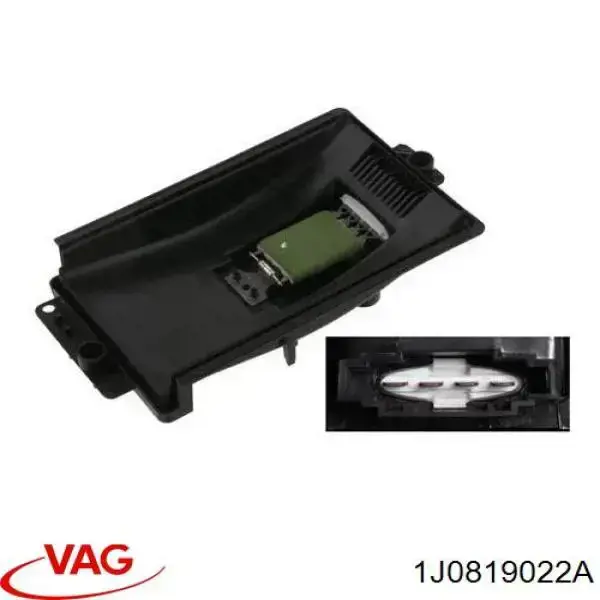 Rezystor wentylatora nagrzewnicy (ogrzewacza kabiny) VAG 1J0819022A cena, od 17,29 USD