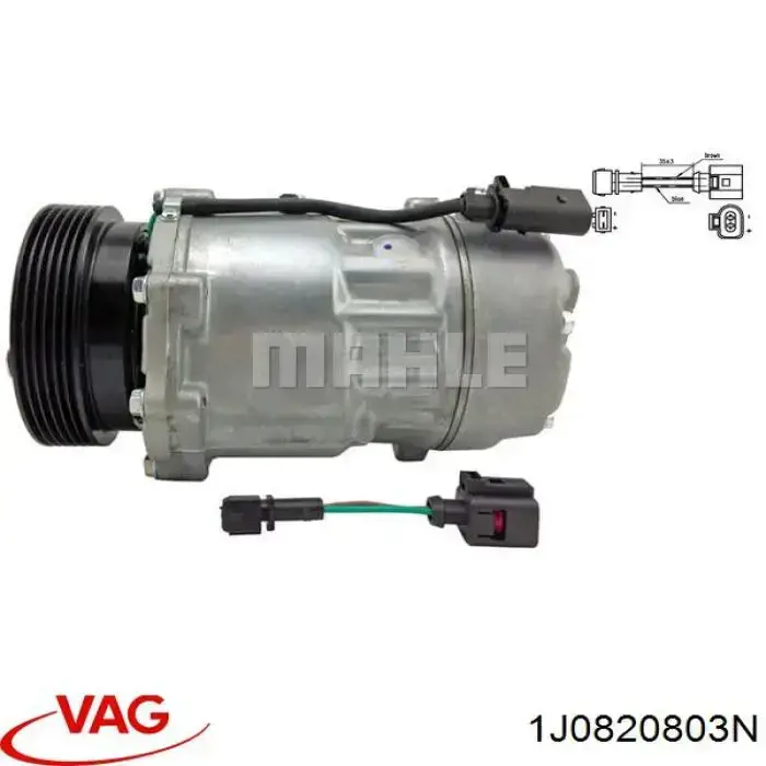 Do koszyka 1J0820803N VAG Sprężarka klimatyzacji