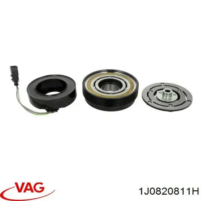 Koło pasowe sprężarki klimatyzacji VAG 1J0820811H cena, od 82,35 USD