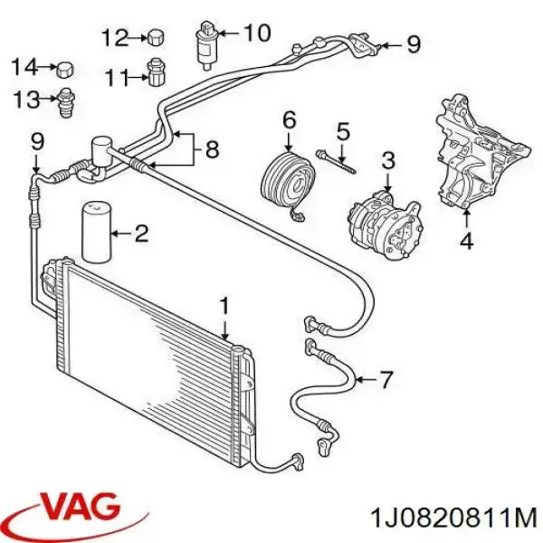  Sprzęgło sprężarki klimatyzacji Seat Toledo 2