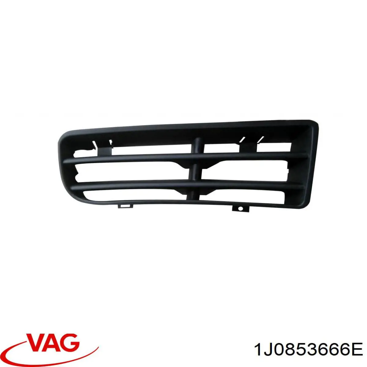 Do koszyka 1J0853666E VAG Kratka zderzaka przedniego prawa
