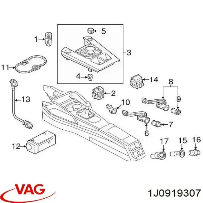 Zapalniczka VAG 1J0919307 cena, od 8,87 USD