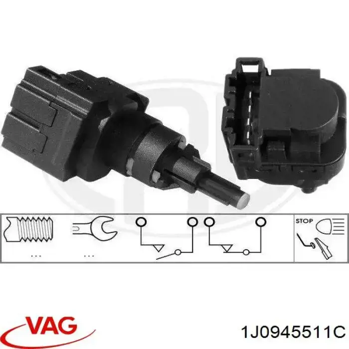 1J0945511C VAG Czujnik włącznika świała stop