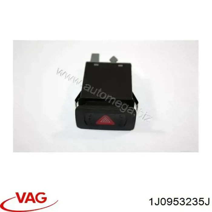 Do koszyka 1J0953235J VAG Przycisk włączania światła awaryjnego