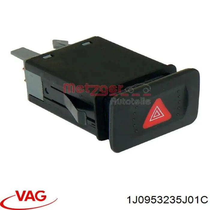 Do koszyka 1J0953235J01C VAG Przycisk włączania światła awaryjnego
