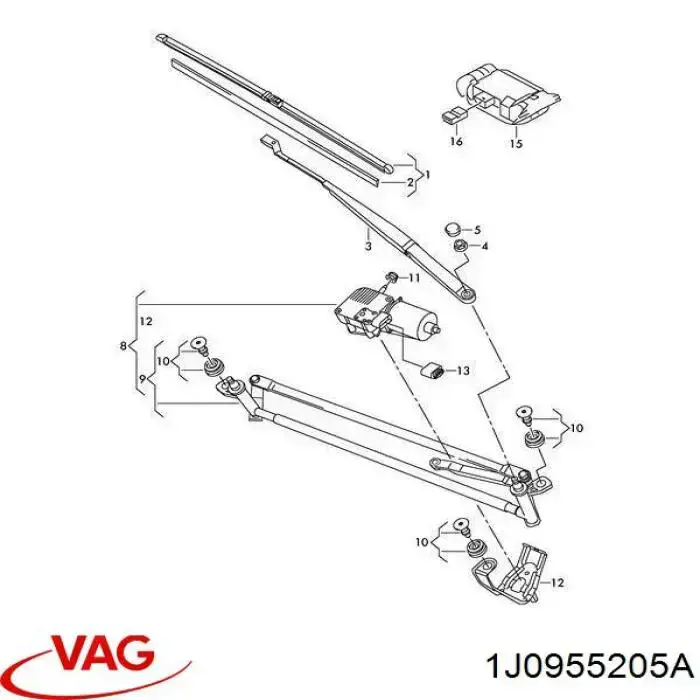 Zaślepka nakrętki mocowania ramienia przedniej wycieraczki General Motors 93178938 cena, od 2,84 USD