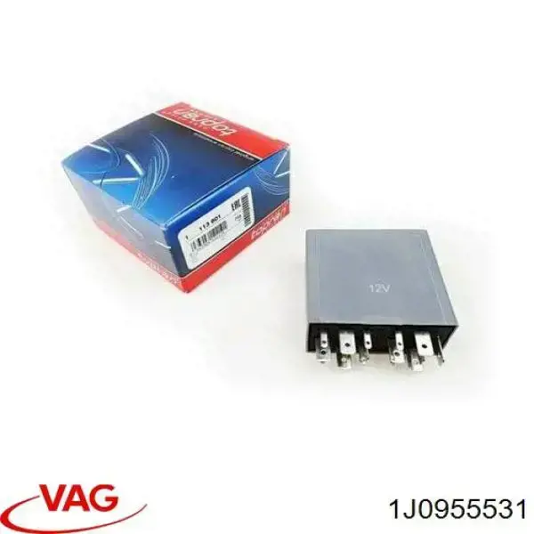 Do koszyka 1J0955531 VAG Przekaźnik sterownika wycieraczek