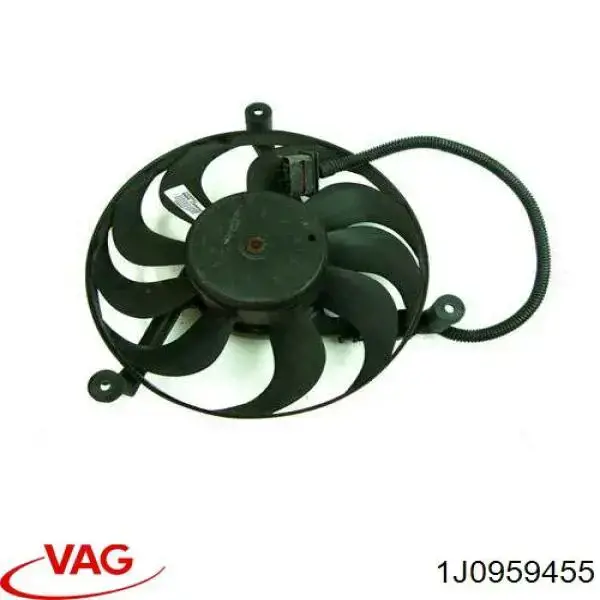 1J0959455 VAG Wentylator elektryczny układu chłodzenia kompletny (silnik+wirnik)
