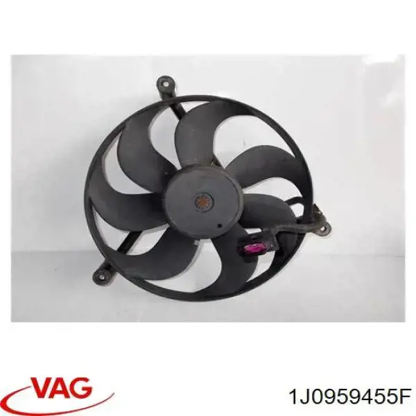 1J0959455F VAG Wentylator elektryczny układu chłodzenia kompletny (silnik+wirnik)