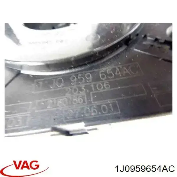 Pierścień kontaktowy AIRBAG, taśma kierownicy VAG 1J0959654AC cena, od 190,69 USD