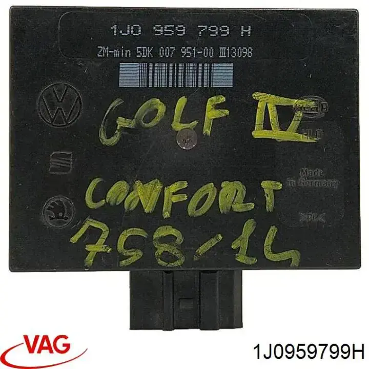 Blok komfortu Volkswagen Golf IV kombi (1J5) (1999 - 2006) cena, od 66,66 USD