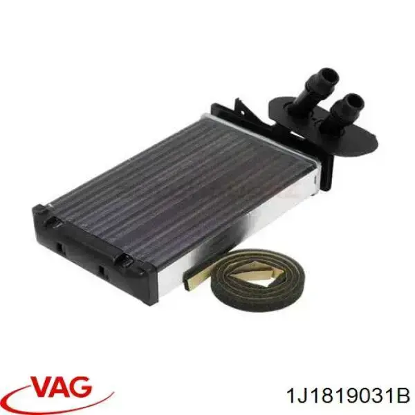 Chłodnica nagrzewnicy (ogrzewacza) VAG 1J1819031B cena, od 26,79 USD