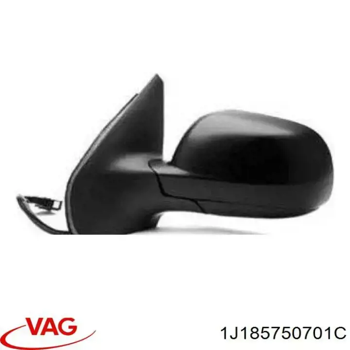 Do koszyka 1J185750701C VAG Obudowa lusterka wstecznego lewego