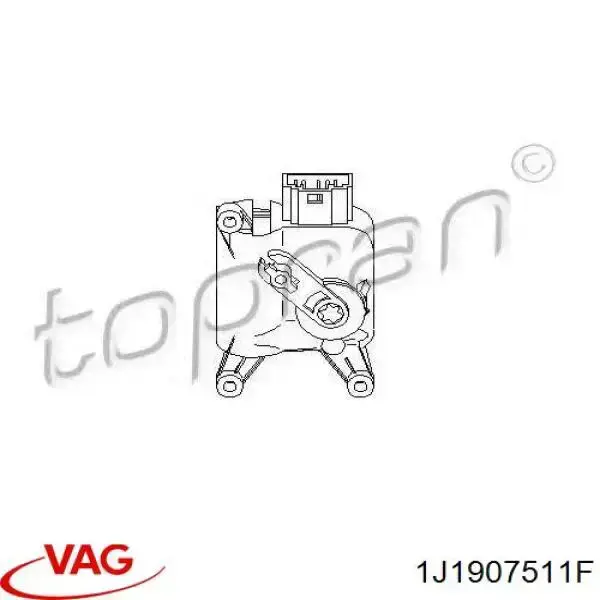 Silniczek klapy nagrzewnicy VAG 1J1907511F cena, od 46,86 USD