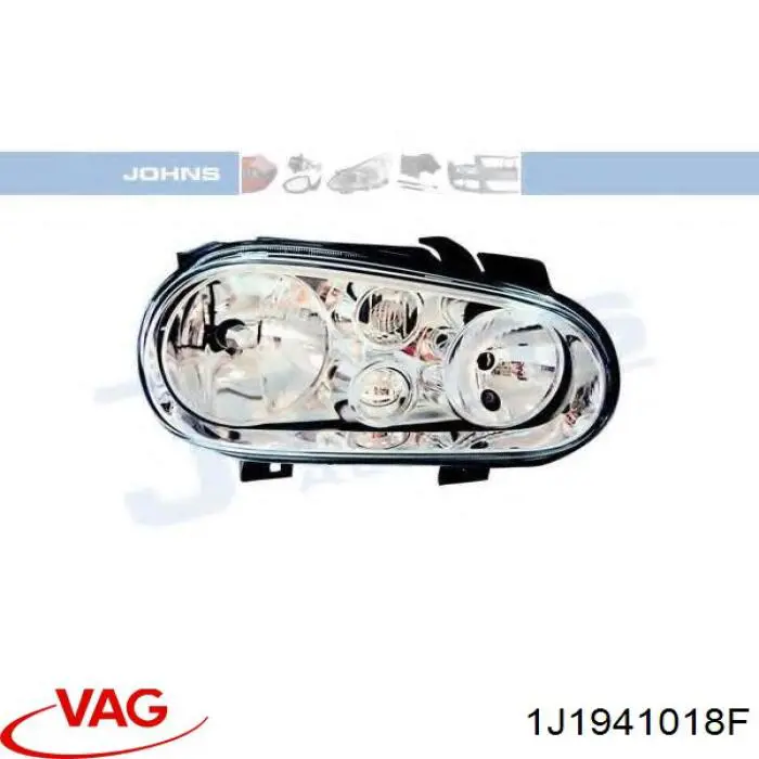 Do koszyka 1J1941018F VAG Reflektor prawy