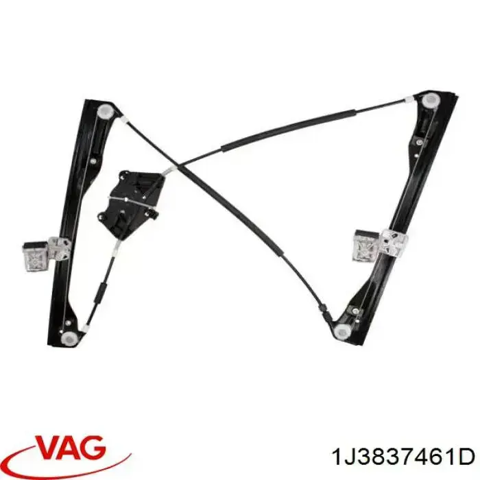 Do koszyka 1J3837461D VAG Mechanizm podnoszenia szyby drzwi przednich lewych