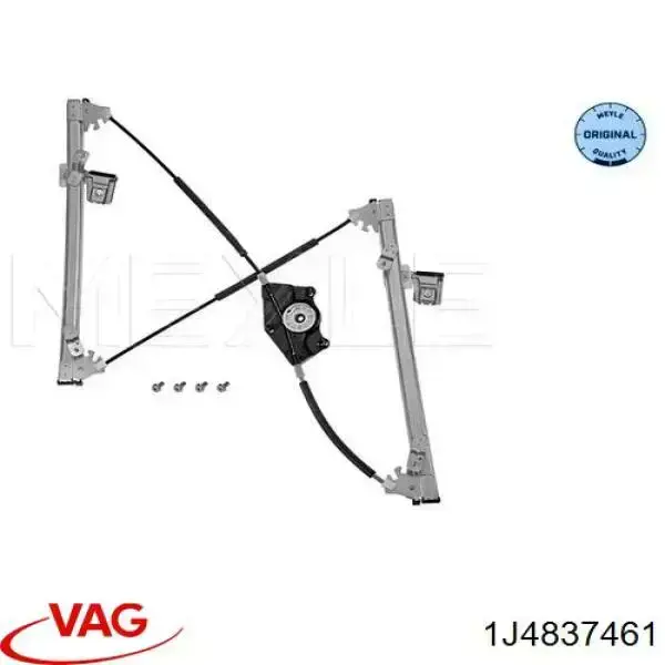 Do koszyka 1J4837461 VAG Mechanizm podnoszenia szyby drzwi przednich lewych