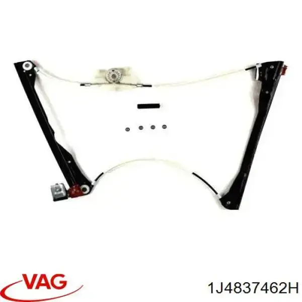 Do koszyka 1J4837462H VAG Mechanizm podnoszenia szyby drzwi przednich prawych