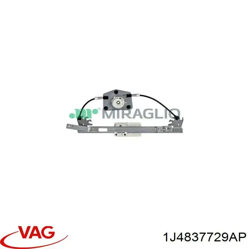 Mechanizm podnoszenia szyby drzwi przednich lewych VAG 1J4837729AP cena, od 63,32 USD