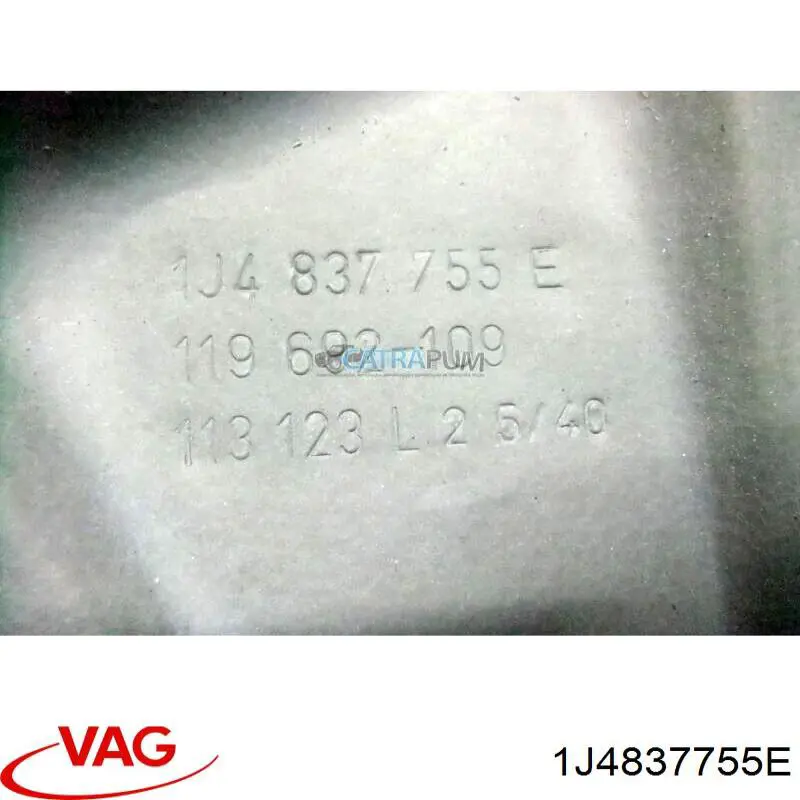 Do koszyka 1J4837755E VAG Mechanizm podnoszenia szyby drzwi przednich lewych