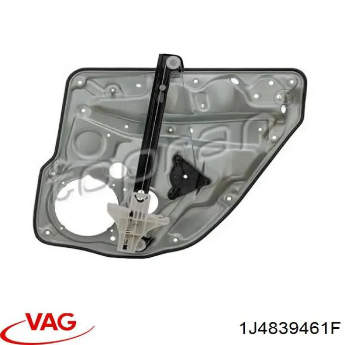 Do koszyka 1J4839461F VAG Mechanizm podnoszenia szyby drzwi tylnych lewych