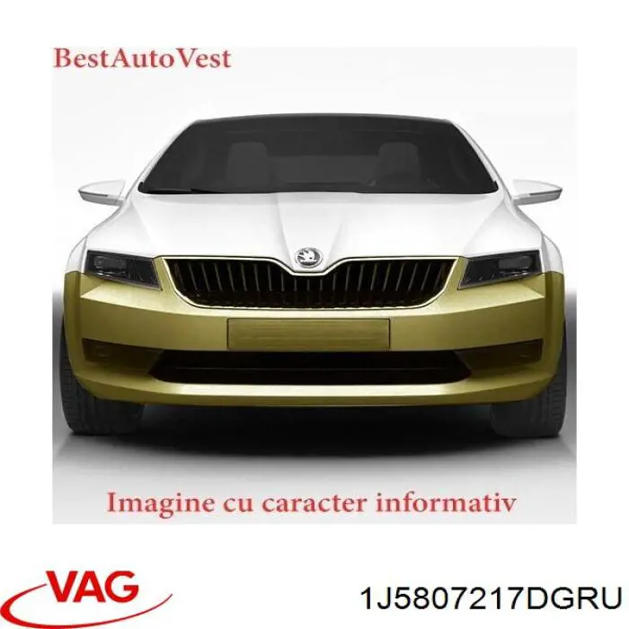 Do koszyka 1J5807217DGRU VAG Zderzak przedni