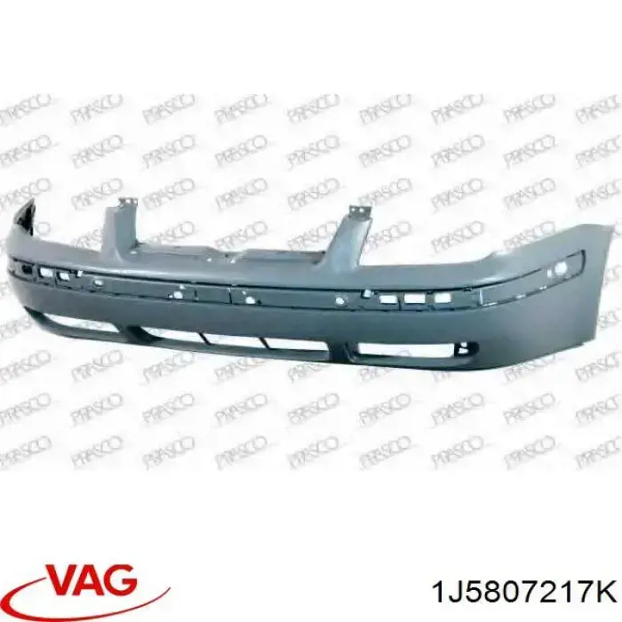 Zderzak przedni VAG 1J5807217K cena, od 80,93 USD