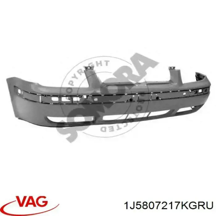 Zderzak przedni VAG 1J5807217KGRU cena, od 81,51 USD