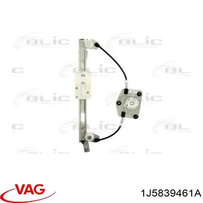 Do koszyka 1J5839461A VAG Mechanizm podnoszenia szyby drzwi tylnych lewych