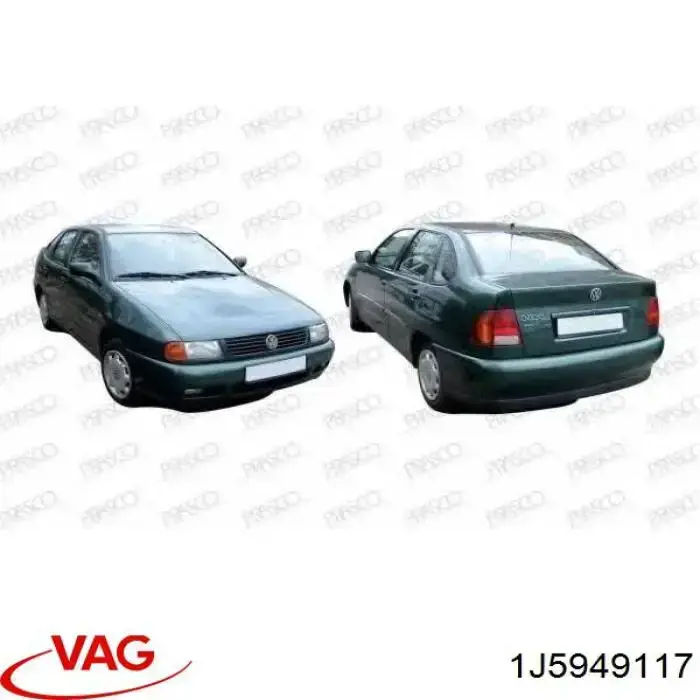 Do koszyka 1J5949117 VAG Powtarzacz kierunkowskazu na błotniku