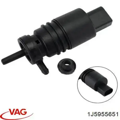 Pompka spryskiwacza szyby przedniej 1J5955651 VAG
