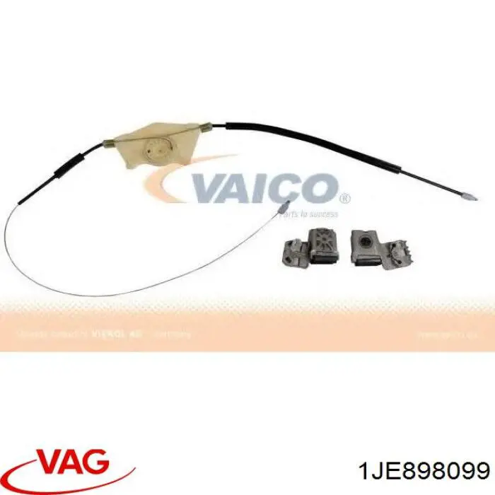 1JE898099 VAG Mechanizm podnoszenia szyby drzwi przednich lewych