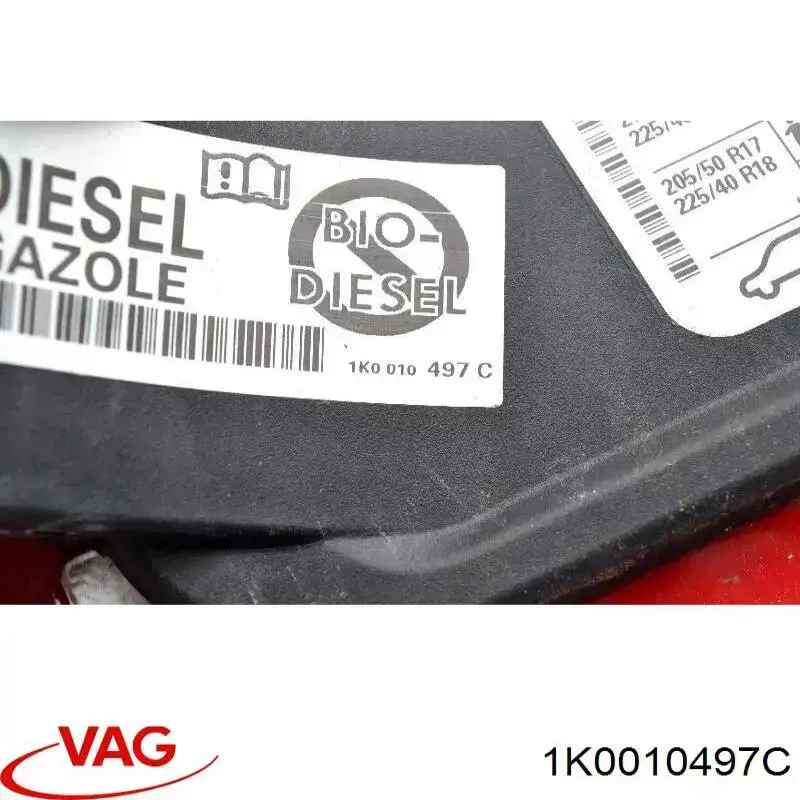 Klapka wlewu paliwa Volkswagen Golf V hatchback (1K1) (2003 - 2010) cena, od 68,22 USD