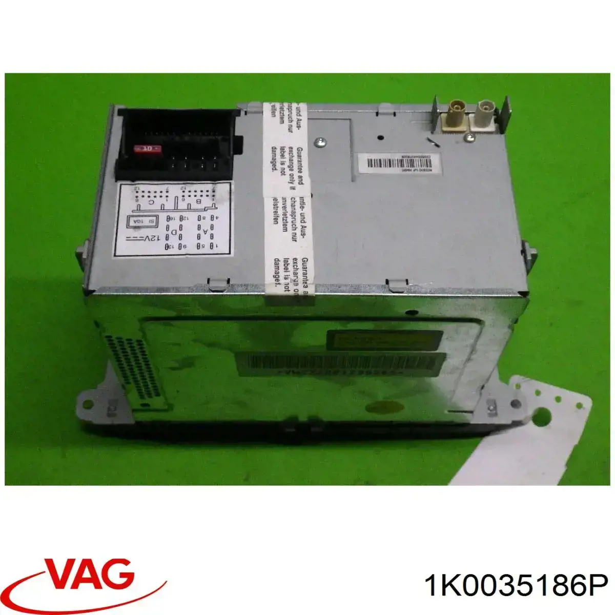 Do koszyka Radioodtwarzacz (radio AM/FM) Volkswagen Touran I 1T1, 1T2