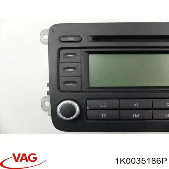 Radioodtwarzacz (radio AM/FM) do Volkswagen Touran I 1T1, 1T2