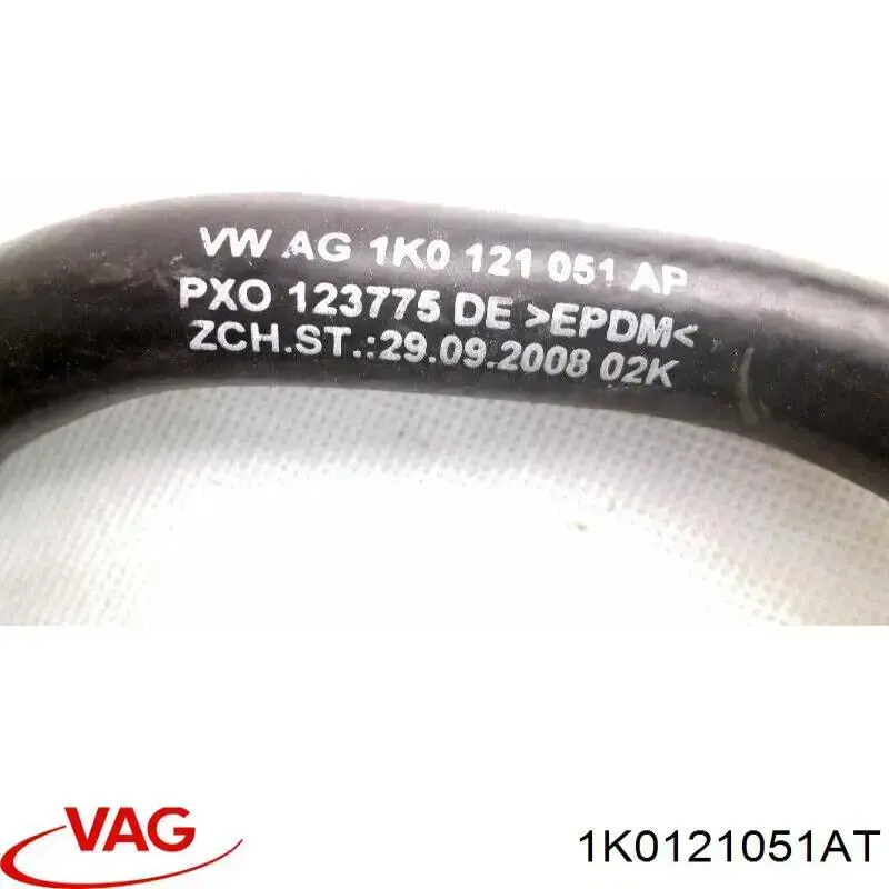 Przewód (króciec) układu chłodzenia VAG 1K0121051AT cena, od 17,16 USD