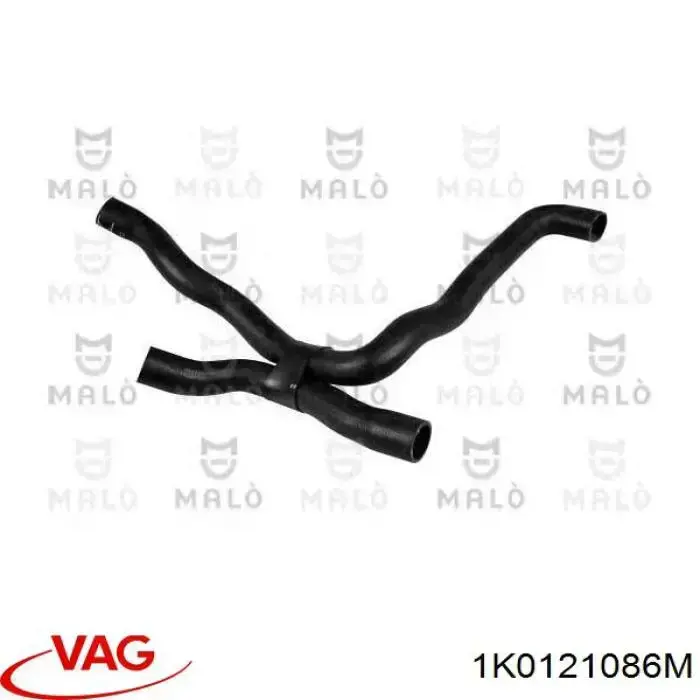 Przewód (króciec) chłodnicy górny VAG 1K0121086M cena, od 27,67 USD