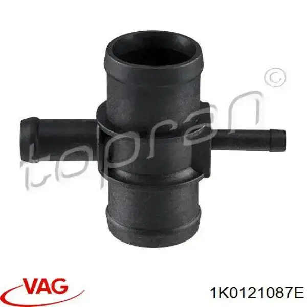 Kołnierz układu chłodzenia (trójnik) 1K0121087E VAG