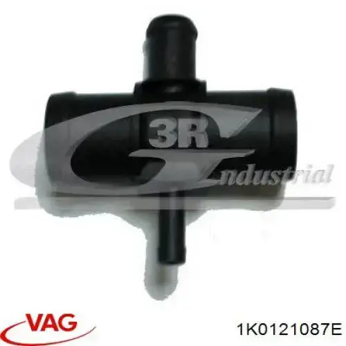 Do koszyka 1K0121087E VAG Kołnierz układu chłodzenia (trójnik)