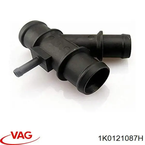 Kołnierz układu chłodzenia (trójnik) 1K0121087H VAG