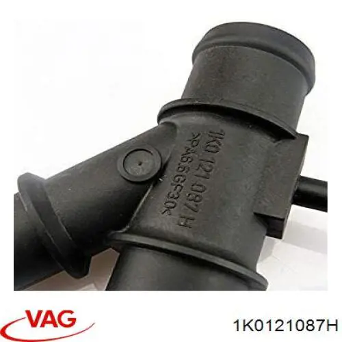 Kołnierz układu chłodzenia (trójnik) 1K0121087H VAG