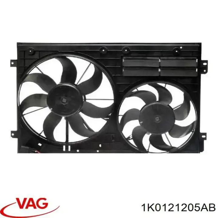 Dyfuzor chłodnicy VAG 1K0121205AB cena, od 78,32 USD