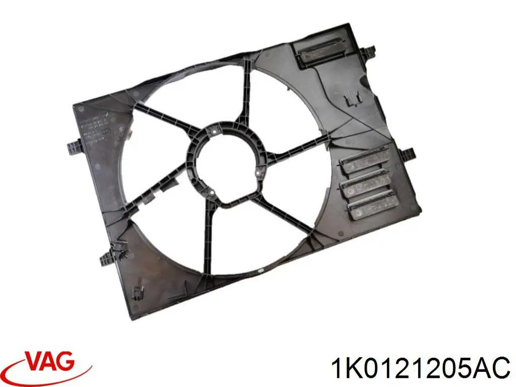 Do koszyka 1K0121205AC VAG Dyfuzor chłodnicy