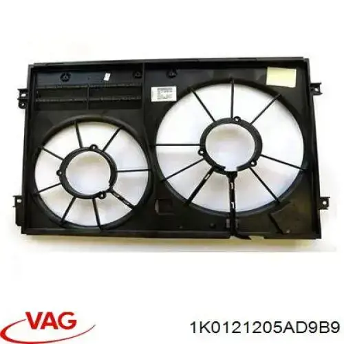 Dyfuzor chłodnicy VAG 1K0121205AD9B9 cena, od 78,32 USD