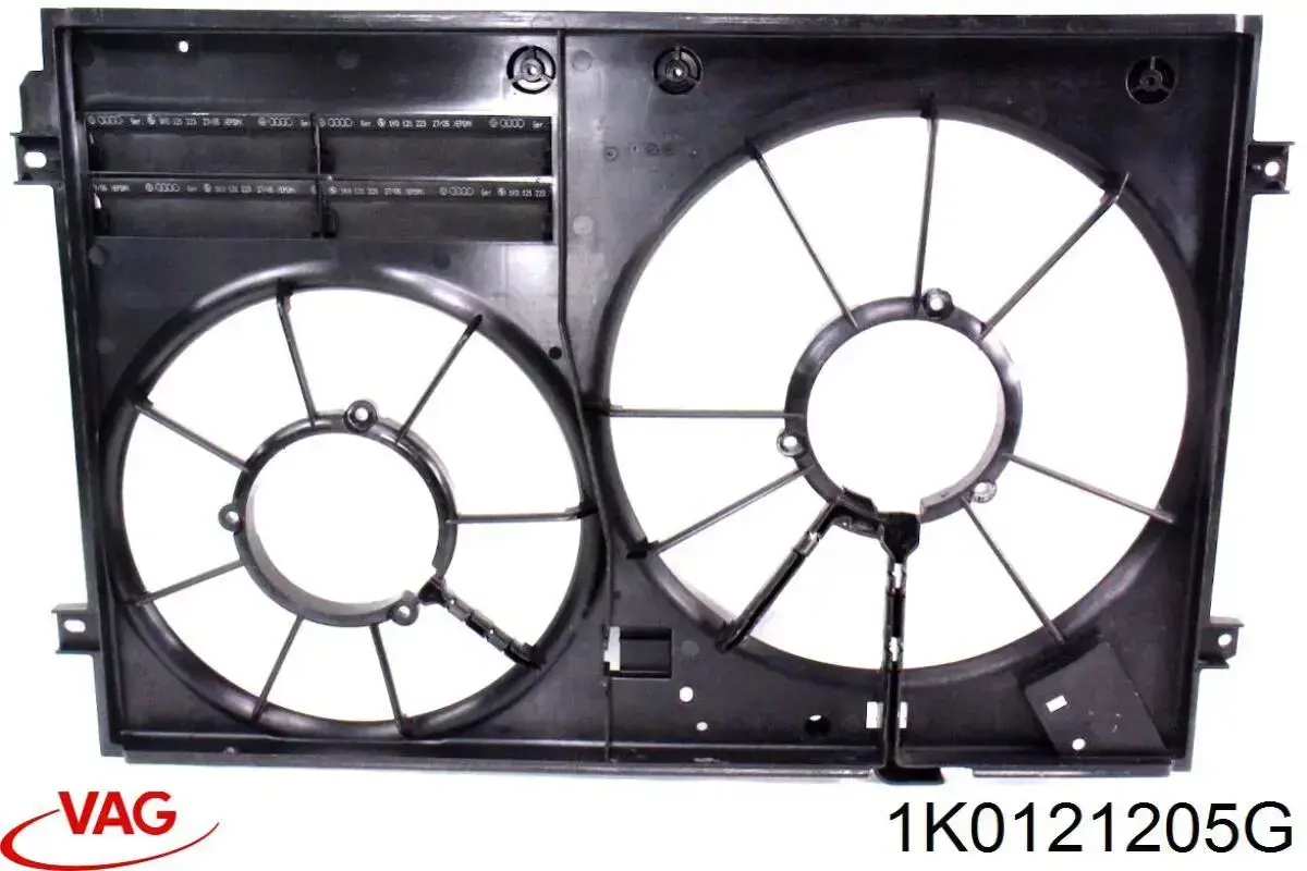 Do koszyka 1K0121205G VAG Dyfuzor chłodnicy